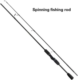 Casting Spinning Fishing Rod 6 Ft UltraLight Carbon Fiber Rod Pole (Option: 180cm6ft)